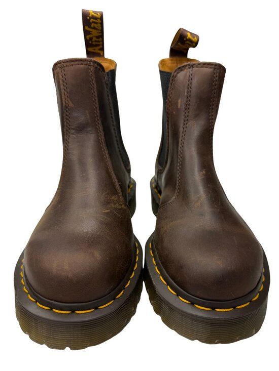 Dr. Martens Shoes - DR. MARTENS NWOB 2976 Bex Crazy Horse Leather Chelsea Boots Brown Size 7M